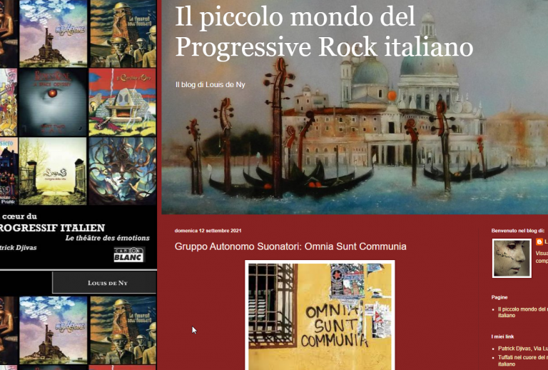 Rassegna stampa – Le petit monde du rock progressif Italien